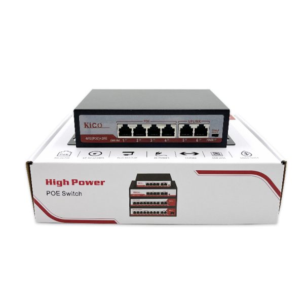 سوییچ PoE کیکو KICO-POE-0604G-4P